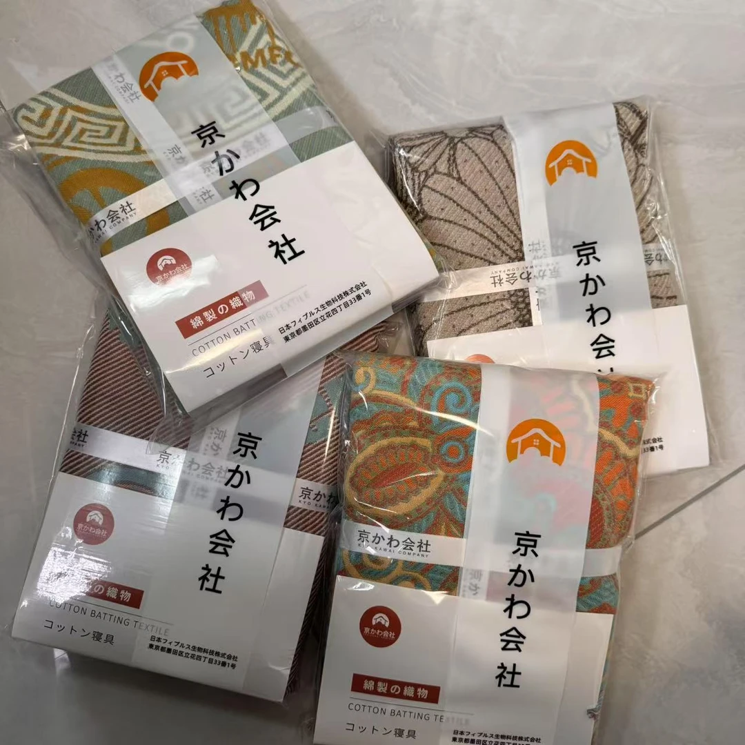 【京かわ会社】纯棉纱布浴巾 一条装 75*140cm 花色随机介意勿拍浴巾1