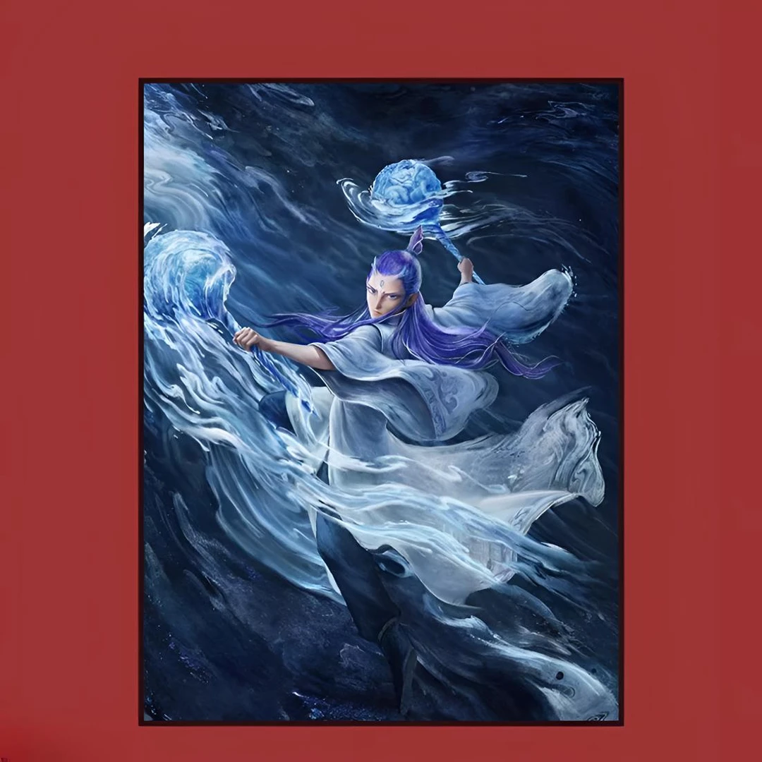 《敖丙》儿童客厅卧室现代装饰画40-30-PVC-V007