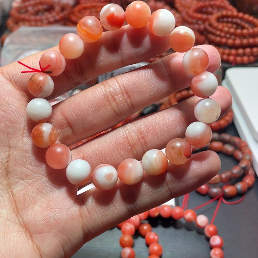 南红玛瑙手链未镶嵌
