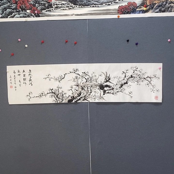 国画赵春英35/140手绘画芯