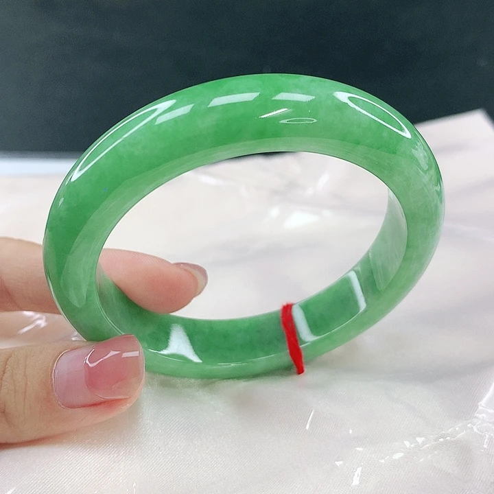 翡翠未镶嵌手镯圈55.5，15065