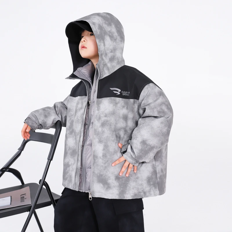 【现货现发】冬装户外冲锋衣厚羽绒服2024新款三防K244YRF4885