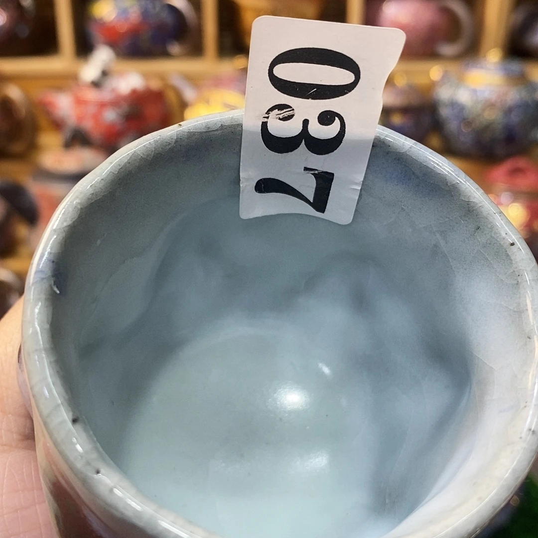 粗陶柴烧志野茶器