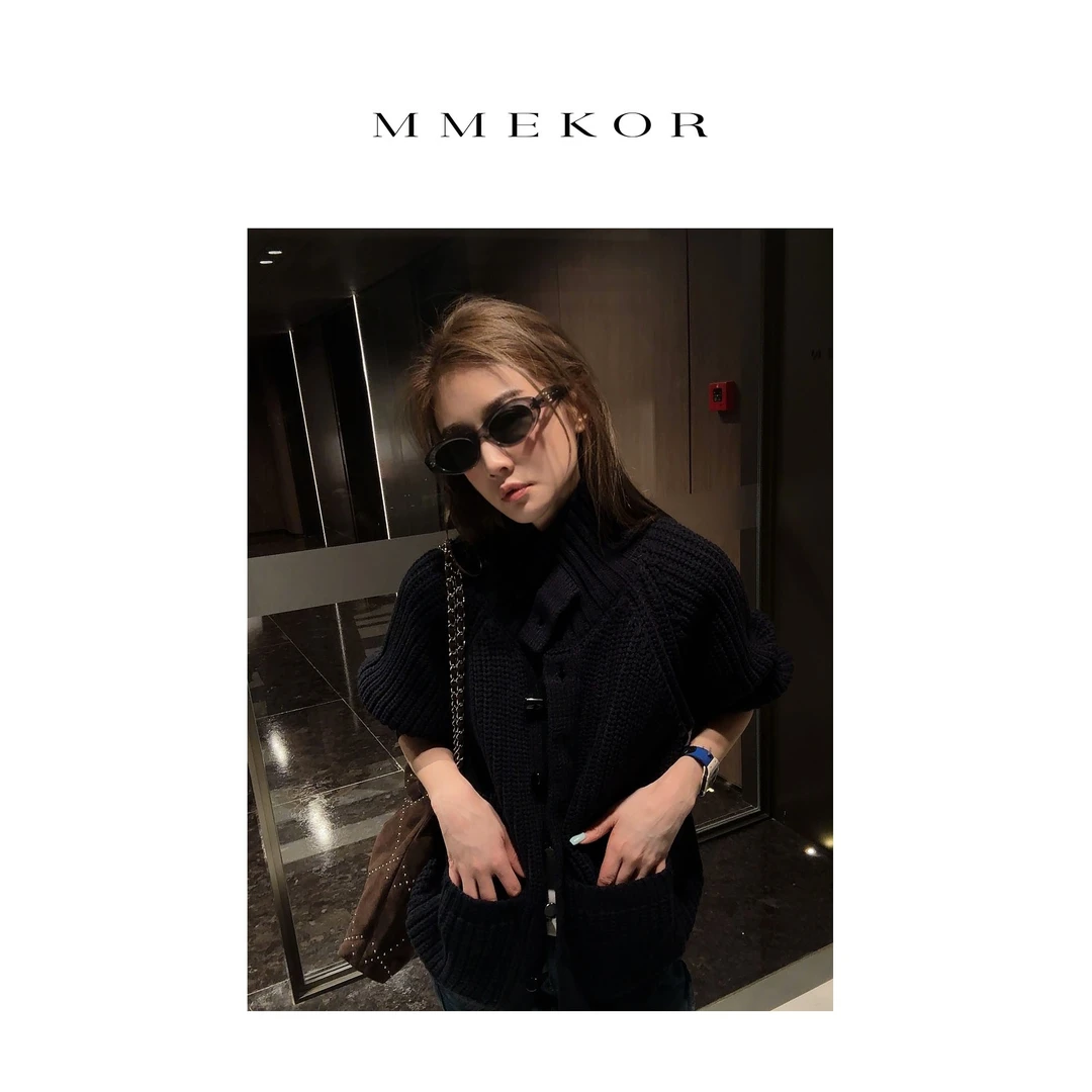 MMEKOR“策展人”毛衣 2025新款秋款摩登街头时髦上衣 30599