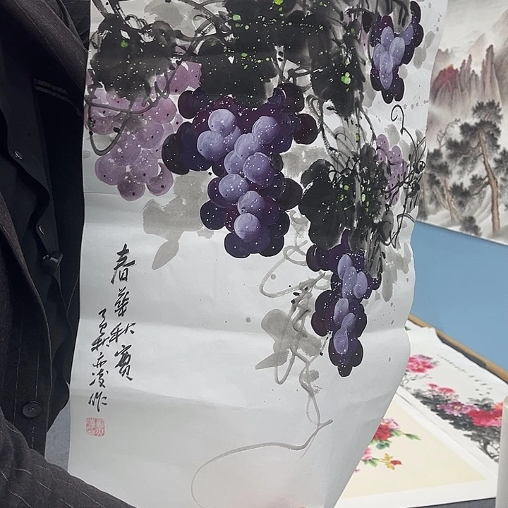 国画手绘国画作品