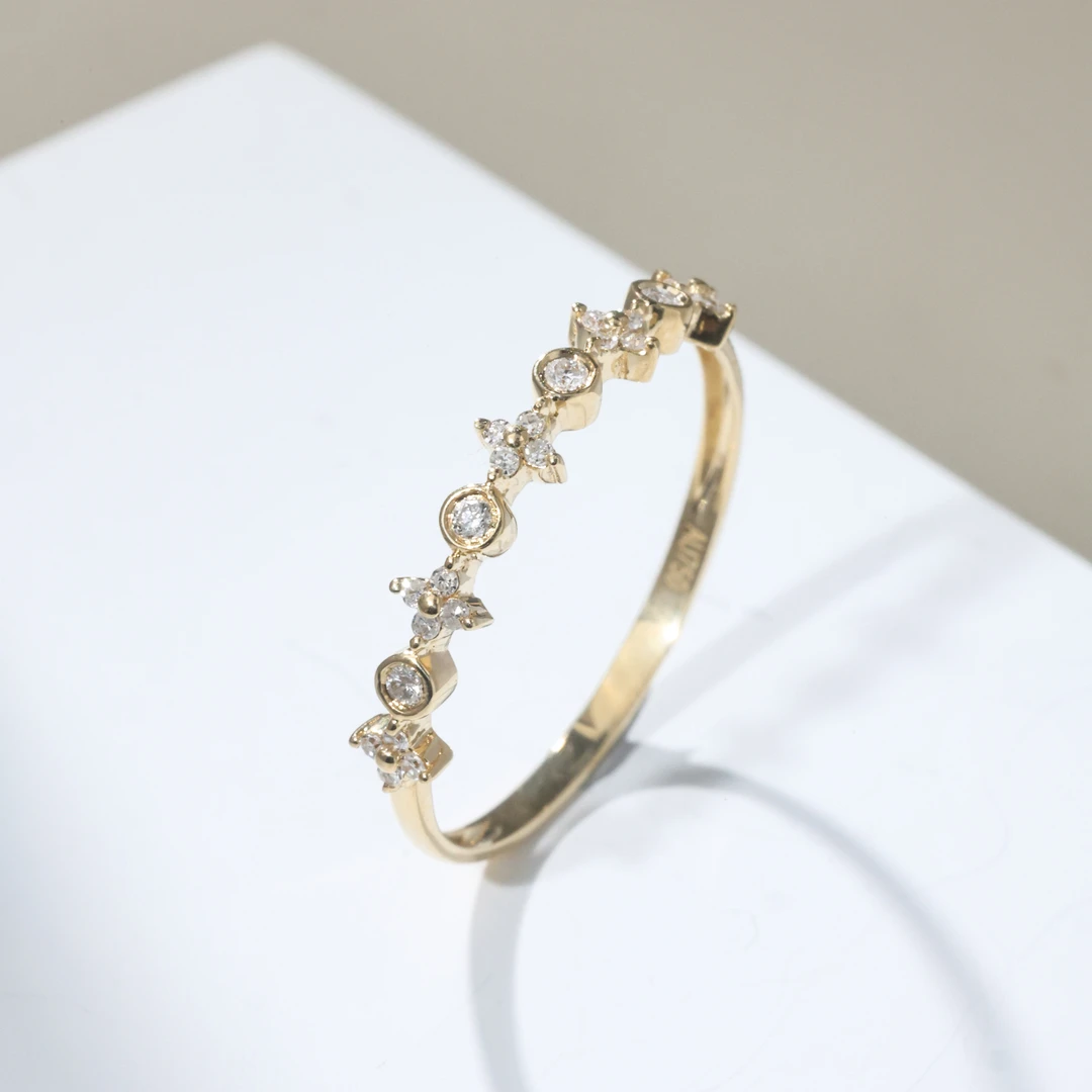 【举石臻选】TA0417-1186-54钻石戒指18K（一件）K