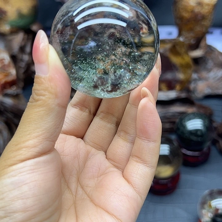 时***角水晶未镶嵌珠宝半成品
