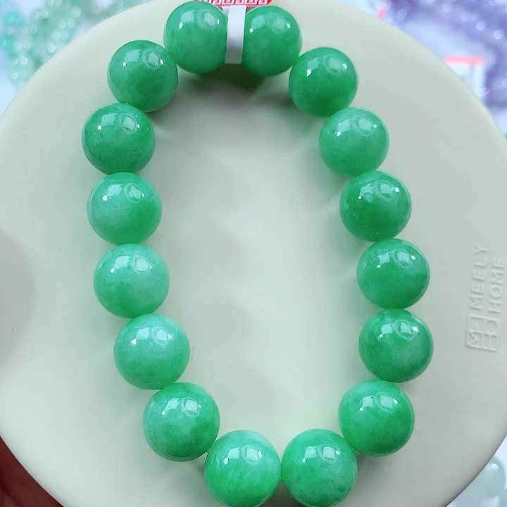 翡翠未镶嵌手链卡12.8