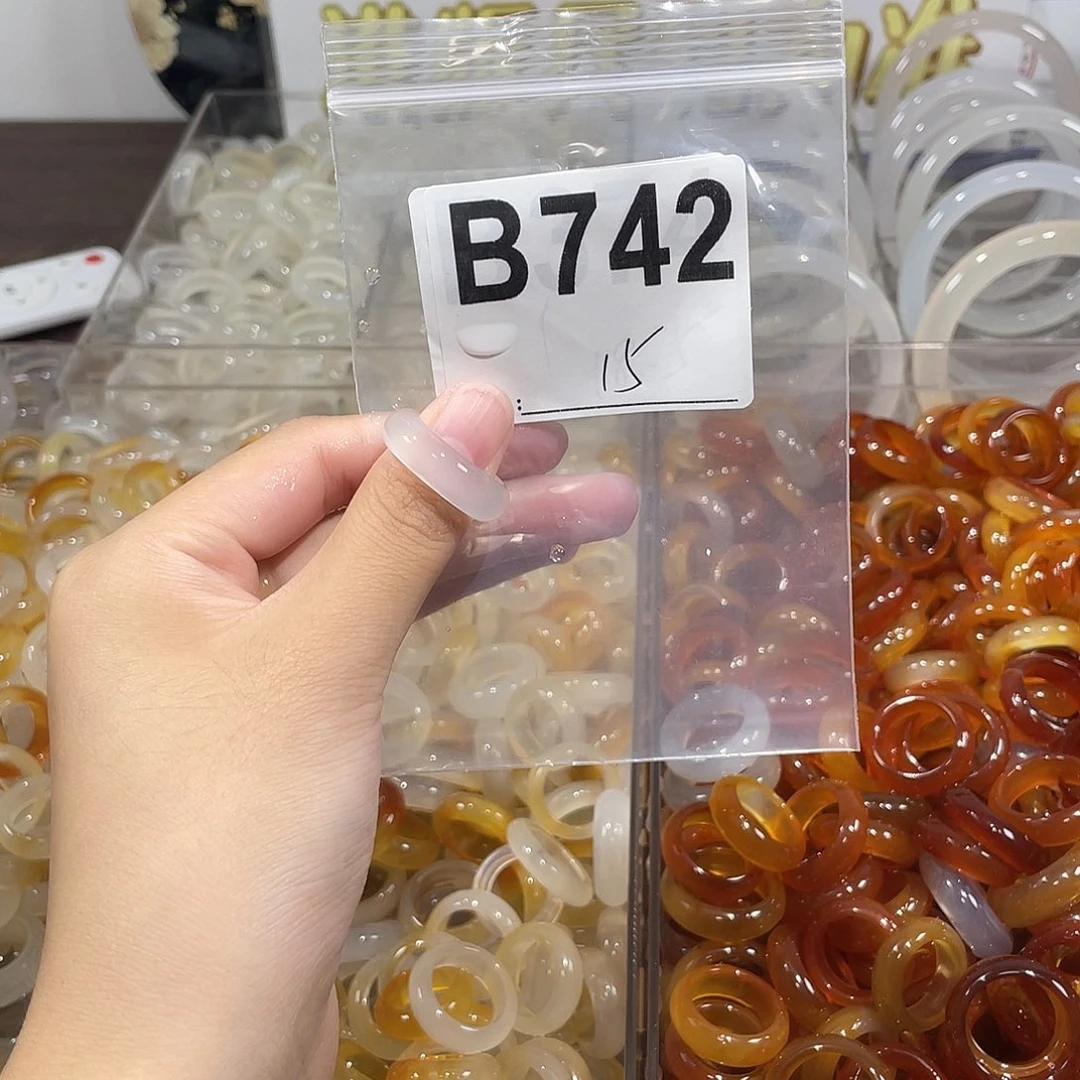 未镶嵌戒指玛瑙/玉髓742