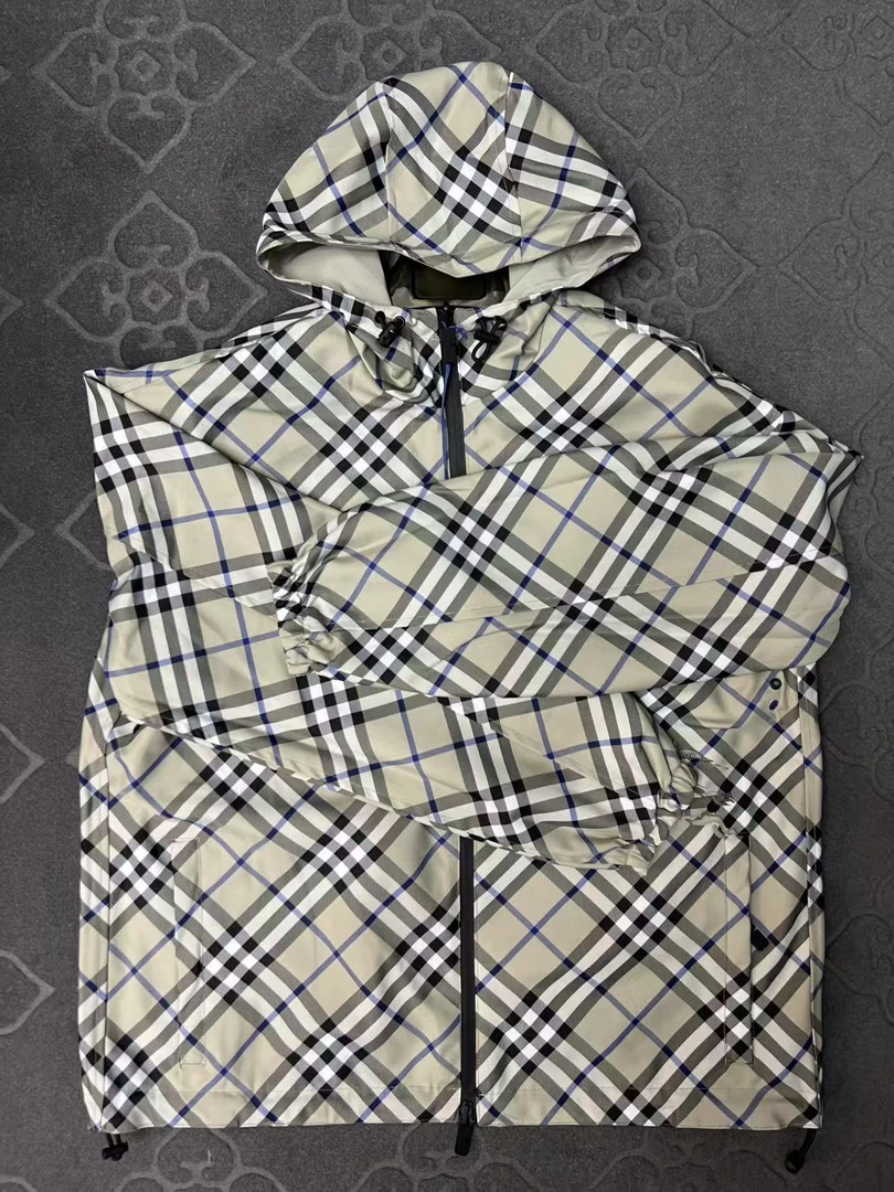 B24男士春秋季经典双面连帽外套