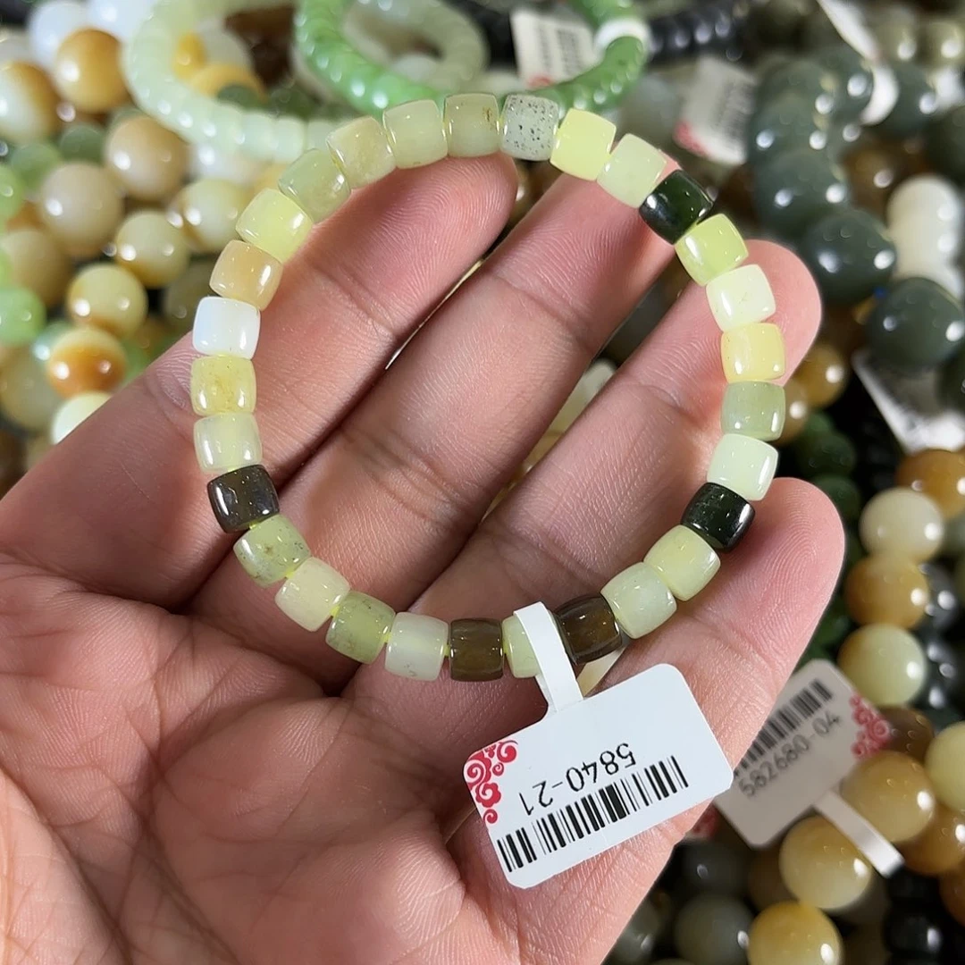 和田玉手链未镶嵌W75