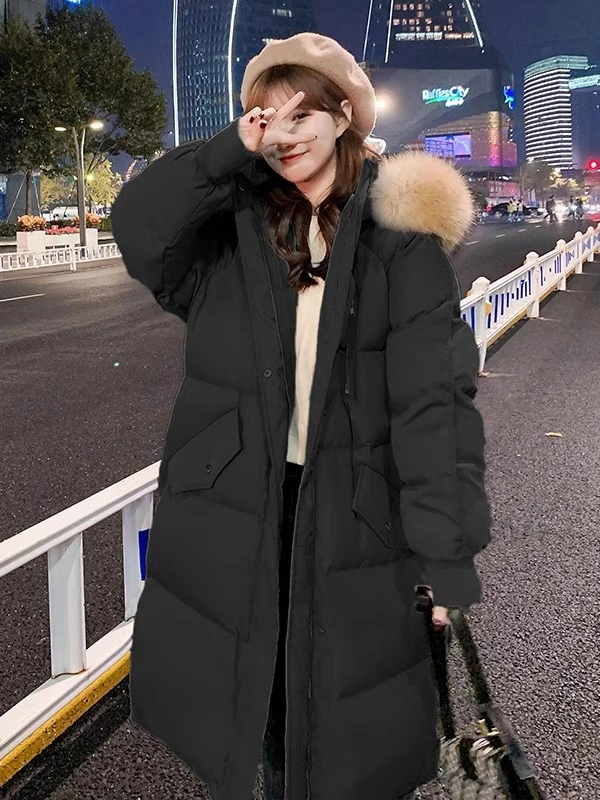 冬季大码羽绒棉服女中长款韩版冬季外套女款爆款2025年新款