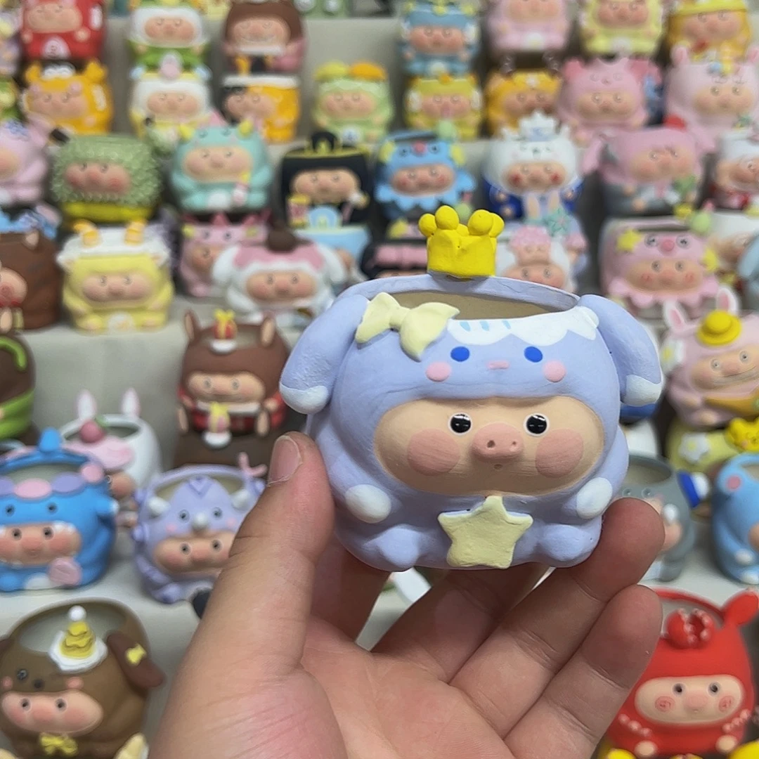 可爱手工多肉满百包邮