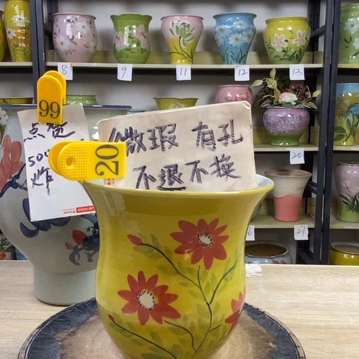 景德镇高温陶瓷花盆