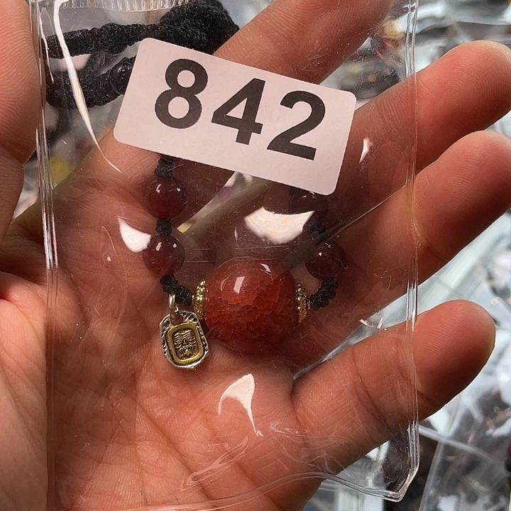 玛瑙/玉髓银S925镀金镶嵌1