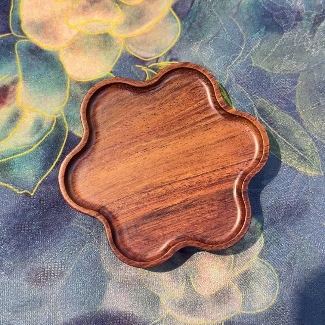 摆件刚果花梨木杯垫