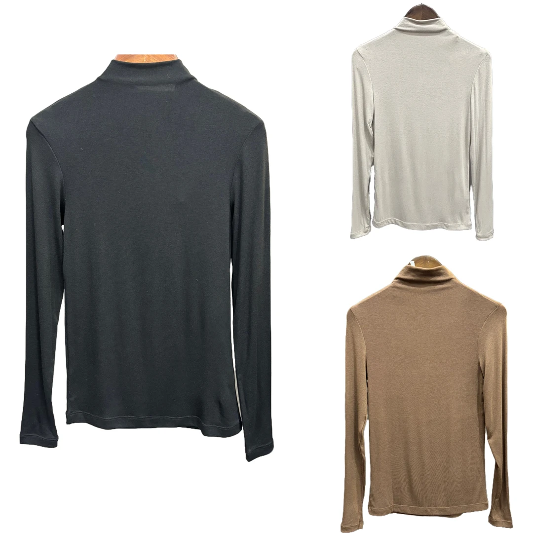 陈小琪【粉丝团】专属-醋酸半高领羊毛打底衫JXLM-2316