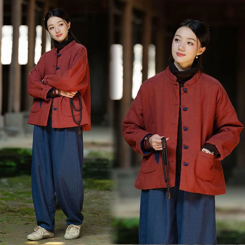 柒玥棉麻合集链接001-100居士服禅修外套