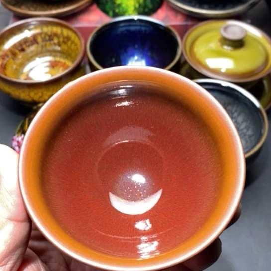 茶盏建盏主人杯杯茶壶盖碗品茗杯001