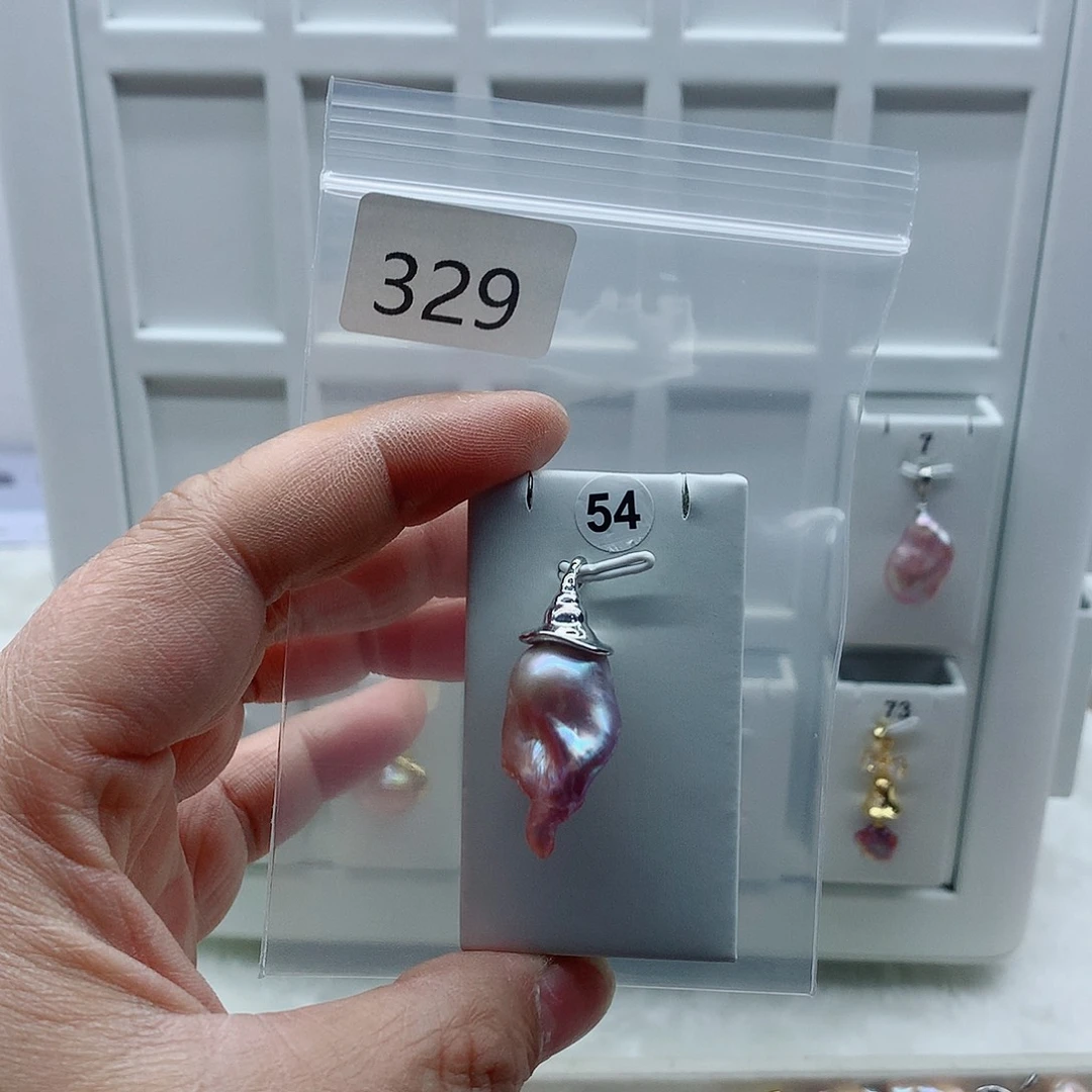 吊坠(不含链)淡水珍珠合金