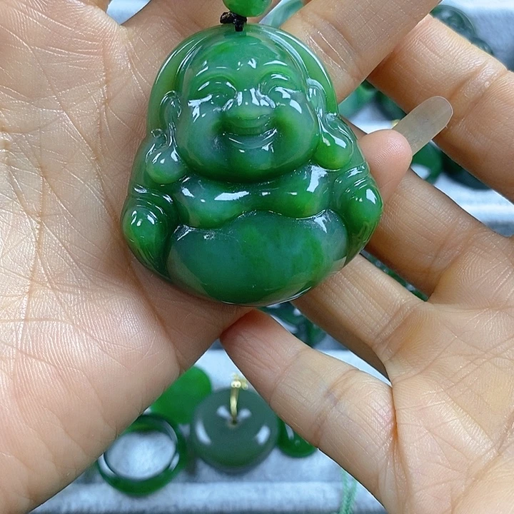 吊坠(不含链)未镶嵌和田玉（碧玉）46