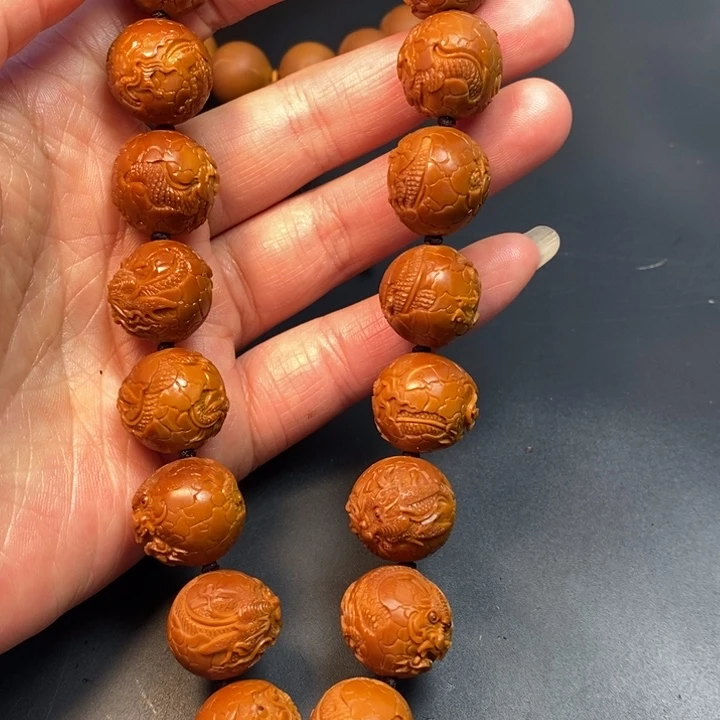 橄榄核手串/手链哎**1十八龙手串