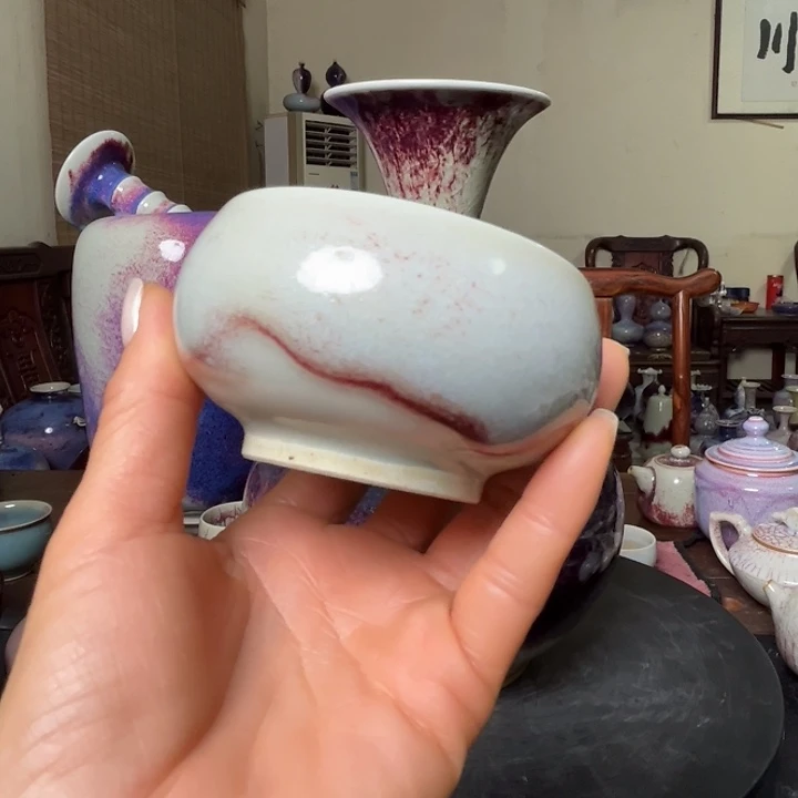 瓷片牛家钧窑牛自恒老师钧瓷