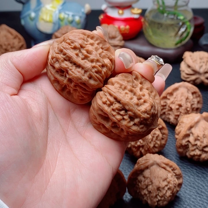 把件文玩核桃平谷凹底41