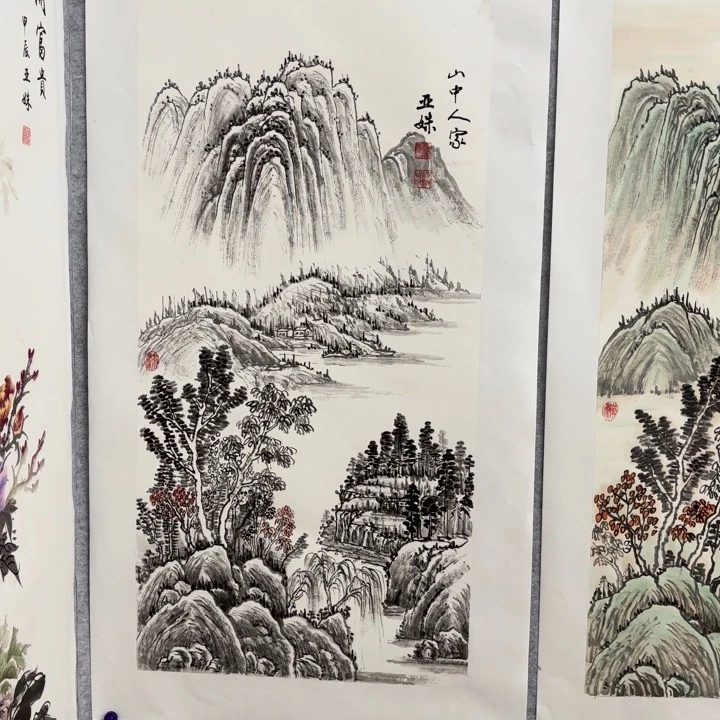 国画花鸟等多种鸟类的栖息环境