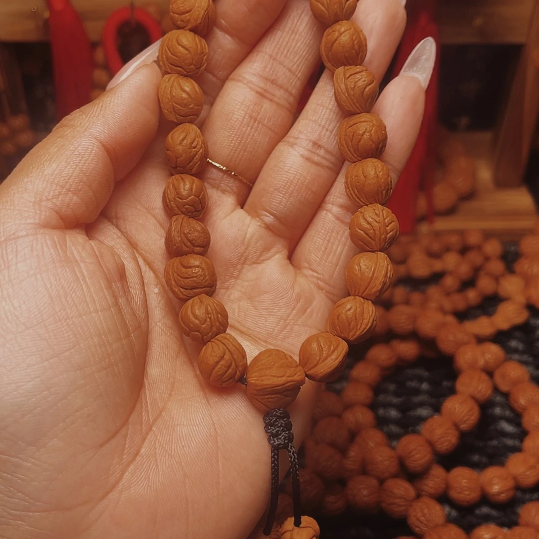 桃核吊坠龙纹桃枭挂件