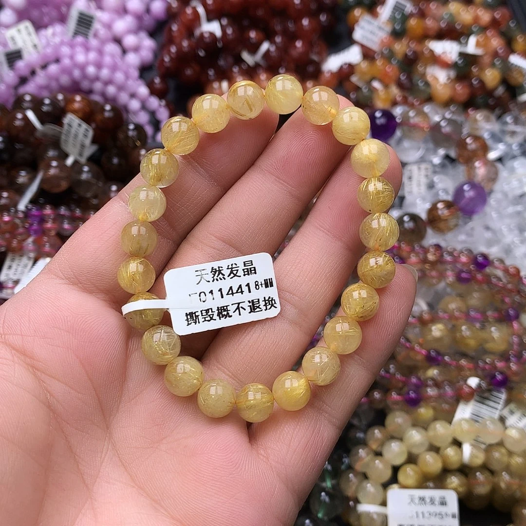 未镶嵌水晶手链，，