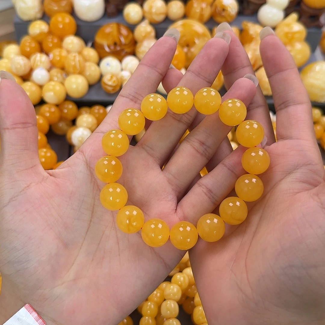 蜜蜡未镶嵌珠宝奇石同料15mm