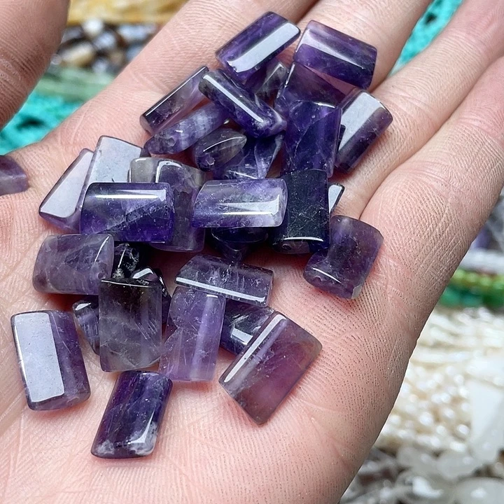 玛瑙/玉髓珠宝半成品合金30个紫水晶