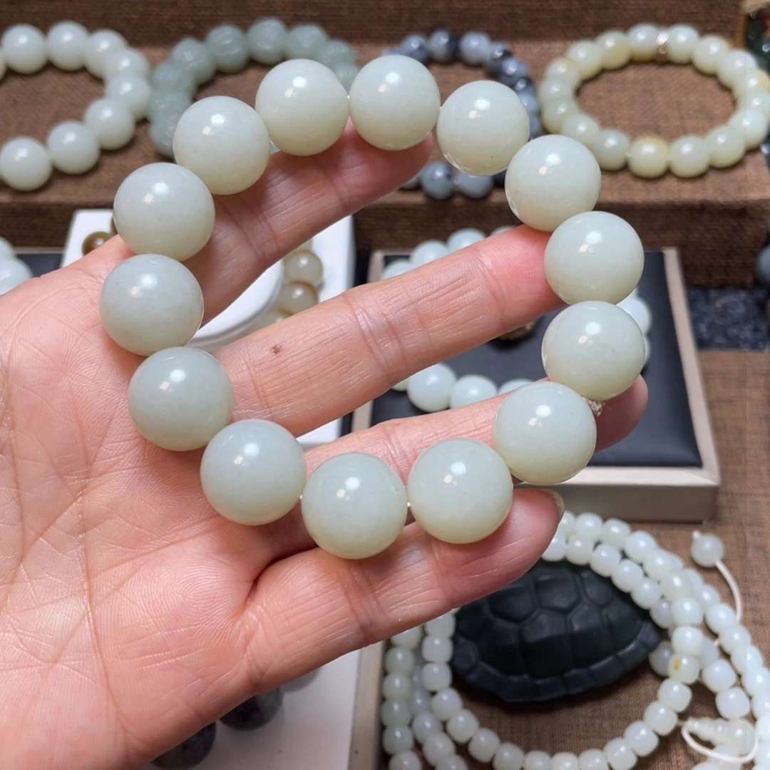 未镶嵌手链和田玉（白玉）