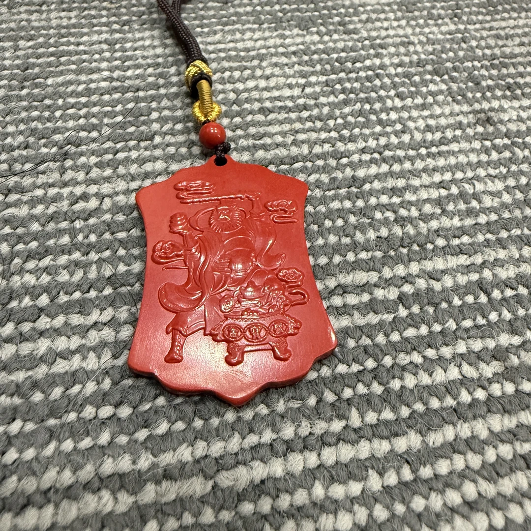 含辰砂工艺品朱砂五路高含量 吊坠-521420