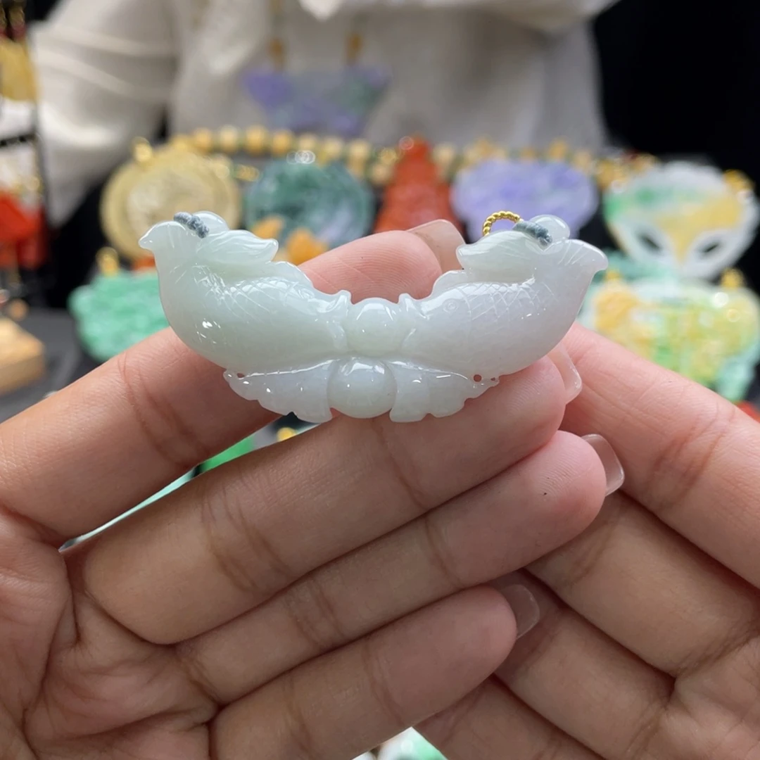 翡翠颈饰未镶嵌代编织