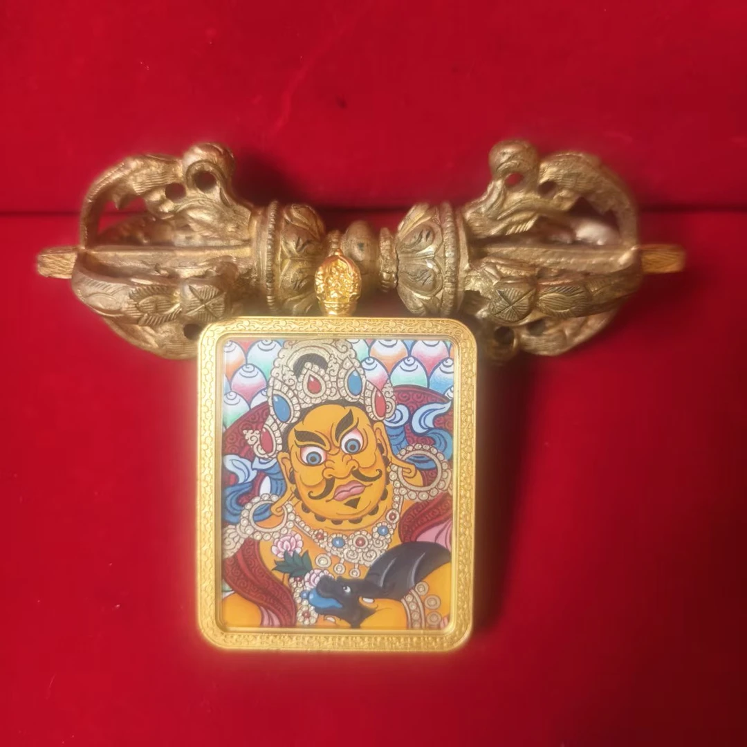 黄财神--热贡纯手绘