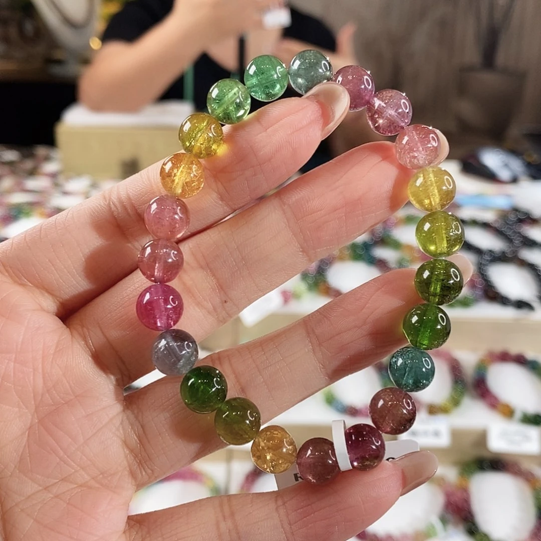 手串未镶嵌碧玺G2427单圈颜色微差