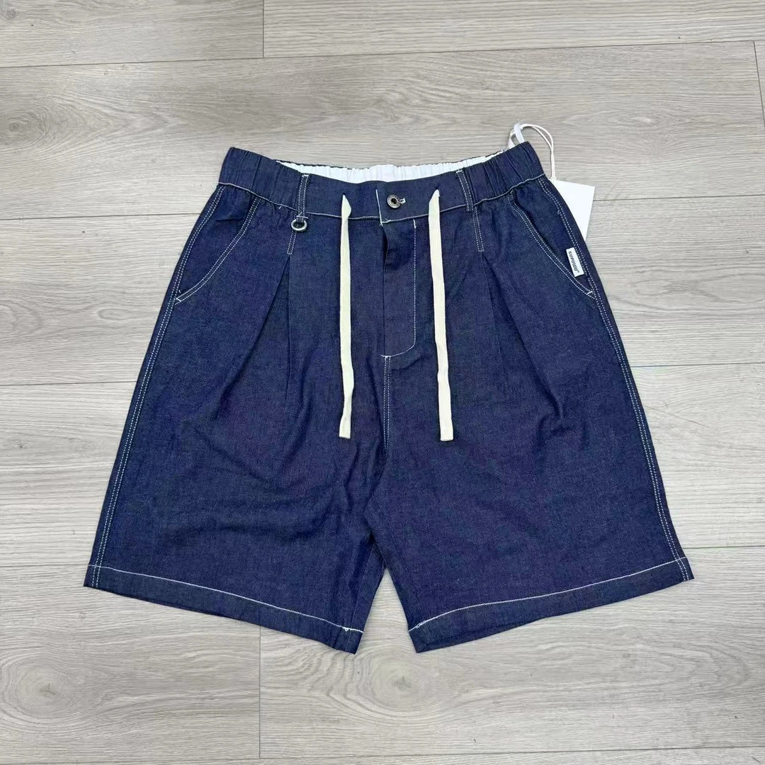 23S53/夏季休闲简约时尚百搭宽松潮流牛仔短裤