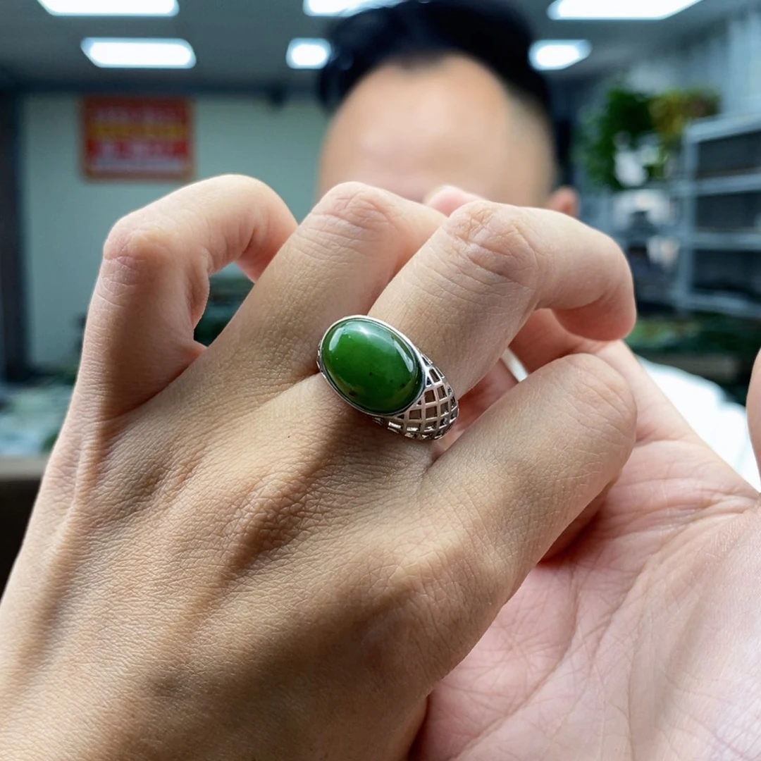 和田玉戒指未镶嵌多样性发货 拍一发一