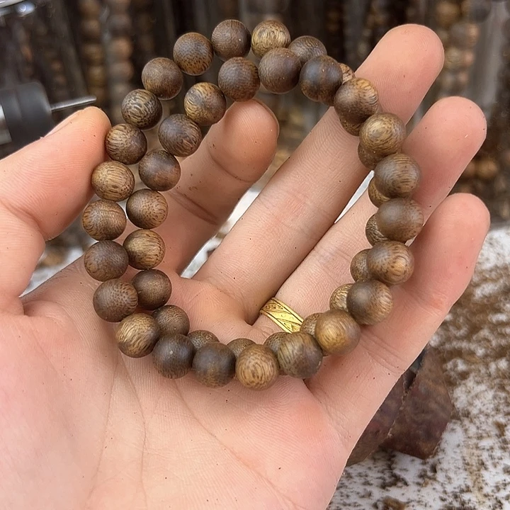 手串沉香奇楠沉香0.9双圈10克+