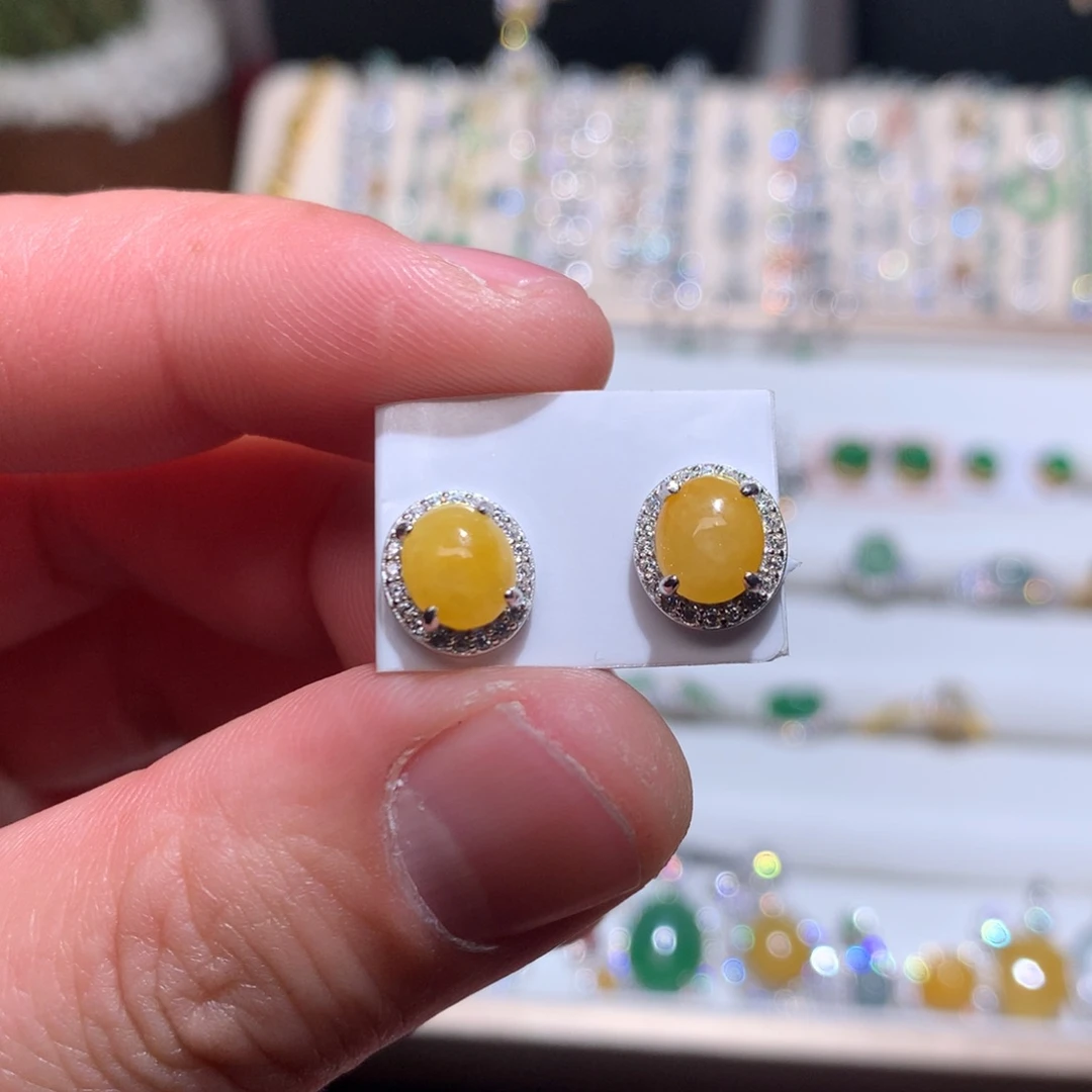 翡翠颈饰银S925镶嵌0004