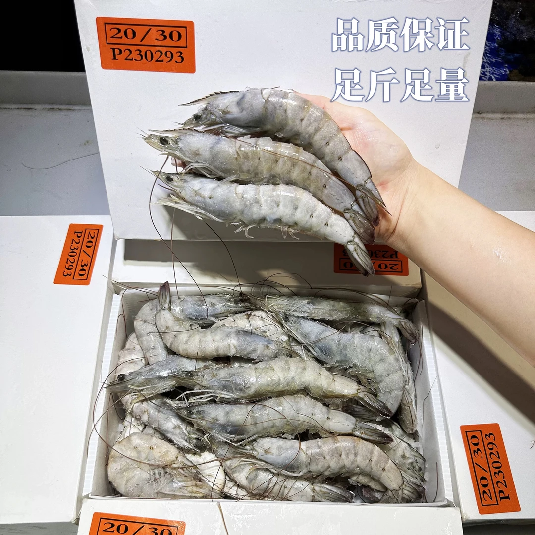 20/30海洋大虾 肉质Q弹水产海虾大虾3.3斤 顺丰发货