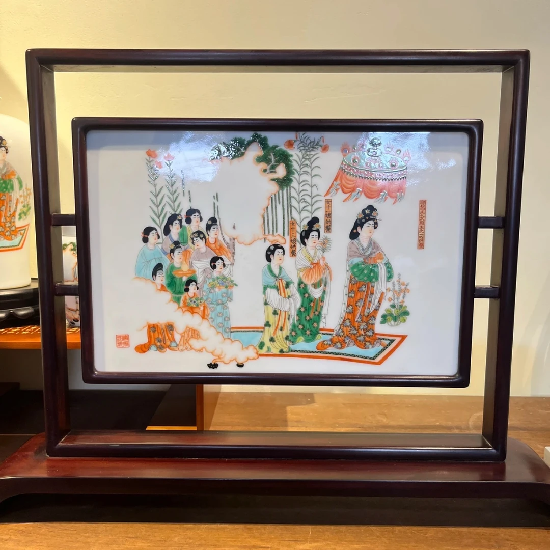 【扬州博物馆馆藏都督夫人插屏】——洪公窑