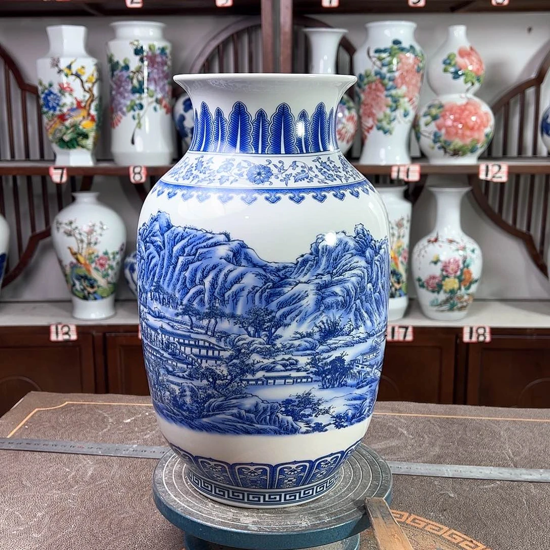 摆件景德镇陶瓷富春