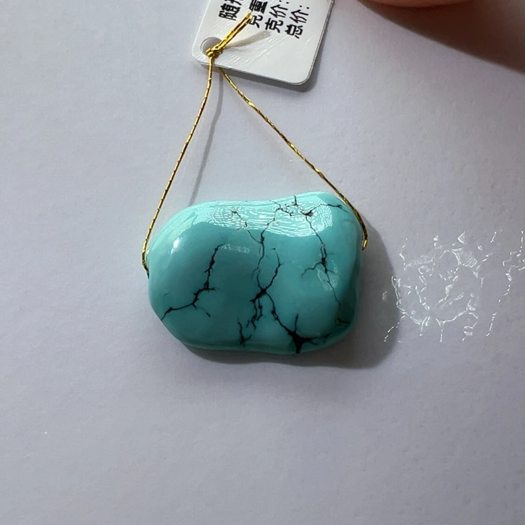 绿松石未镶嵌挂件