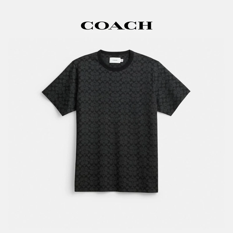 COACH/蔻驰 基本款经典标志T恤