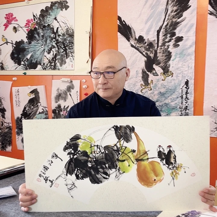 国画张圣敏先生纯手绘作品