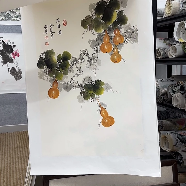 国画花鸟的翅膀和翅膀都很70.45