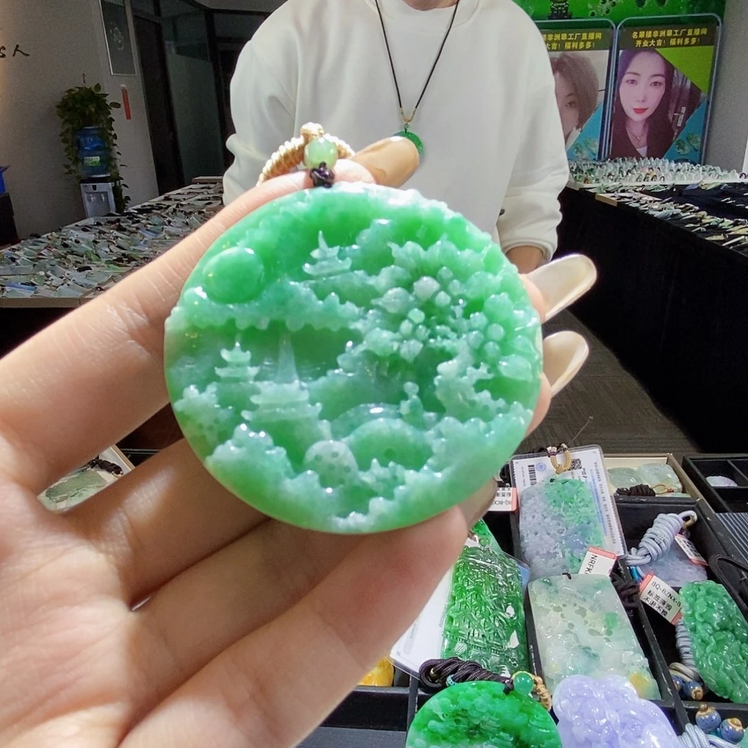 颈饰未镶嵌翡翠翡翠